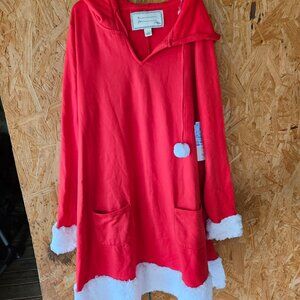 Christmas dress with hood